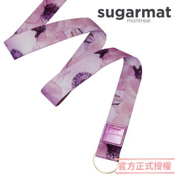 加拿大Sugarmat 頂級瑜珈伸展帶 薰染紫Stretching Stra