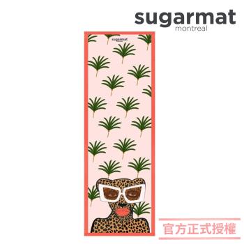 加拿大Sugarmat 麂皮絨天然橡膠瑜珈墊(3.0mm) 時髦美洲豹Kiss & Make Up