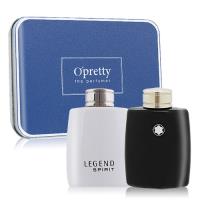 MONTBLANC 萬寶龍 男仕攜帶 組 傳奇 白朗峰 版鐵盒 