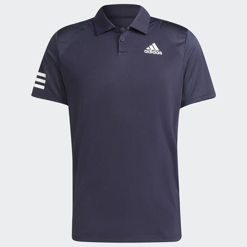 Adidas 男 短袖 POLO衫 網球 運動 吸濕排汗 深藍 H34701