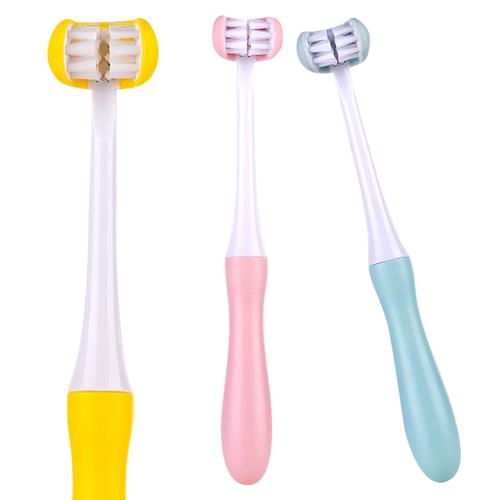 3入-兒童牙刷C字牙刷 軟毛牙刷 乳牙牙刷