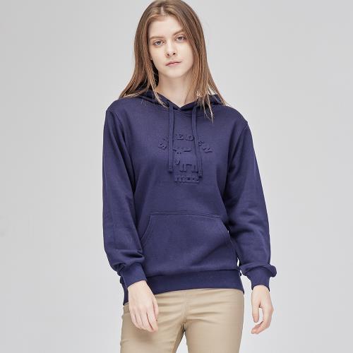 moz瑞典 立體英文駝鹿帽T-藏青(亞洲版)女款