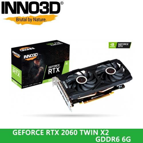 【INNO3D映眾】 Geforce RTX 2060 Twin X2 6G GDDR6 顯示卡