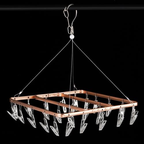 【省時好物】鋁合金防風防鏽耐用曬衣曬襪夾