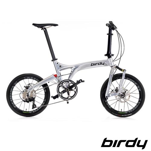 birdy NewBirdy(Ⅲ)R20 11SP 11速20吋公路車幾何前後避震折疊車/鳥車-精拋光銀