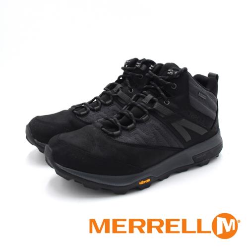 MERRELL(男)ZION MID GORE-TEX 郊山健行中筒鞋-黑|休閒運動鞋|ETMall