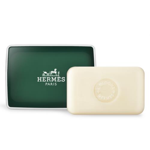 HERMES 愛馬仕 DOrange Verte 橘綠之泉香皂(50g)-國際航空版(附皂盒)