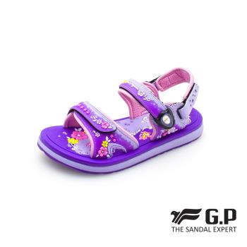 G.P 夢幻公主風兩用童涼鞋-紫色 G1630B GP 涼鞋 拖鞋 童鞋 一鞋兩穿 童鞋