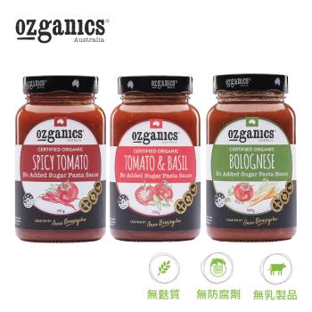 Ozganics 澳洲有機無麩質義大利麵醬 500g 有機蔬菜/有機辣味/有機羅勒