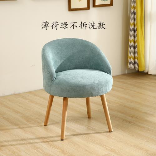環球嚴選-北歐風簡約質感木質舒適單人椅/椅子/舒服/可拆洗/兒童/房間/客廳/多種角度