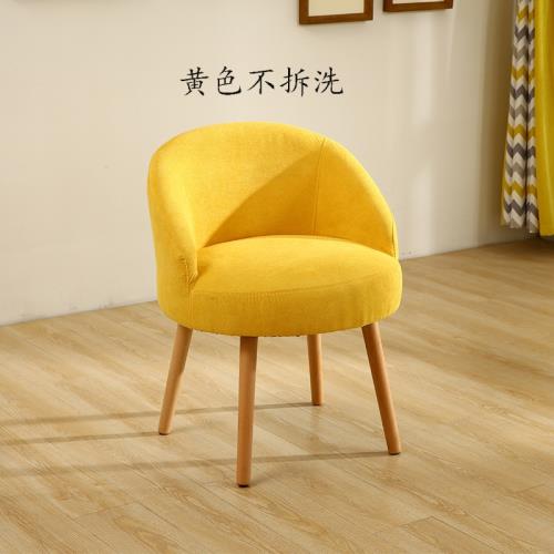 環球嚴選-北歐風簡約質感木質舒適單人椅/椅子/舒服/可拆洗/兒童/房間/客廳/多種角度