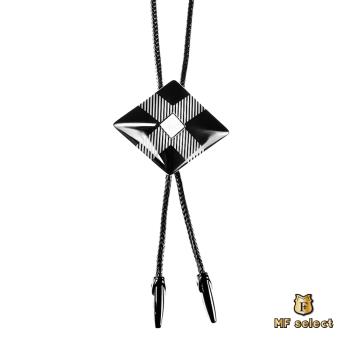 幾何系列-菱形 保羅領帶 Bolo Tie 美式領帶 美式項鍊│MF select
