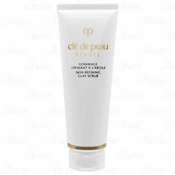 Clédepeau肌膚之鑰 精萃光采瞬淨潔膚泥，專為面部與眼部設計，90ml容量適合日常使用。作為專櫃級去角質產品，能有效去除老廢角質，讓肌膚更為光采透亮。適用於各種膚質，儲存期限為3年，請以產品包裝標示為準。