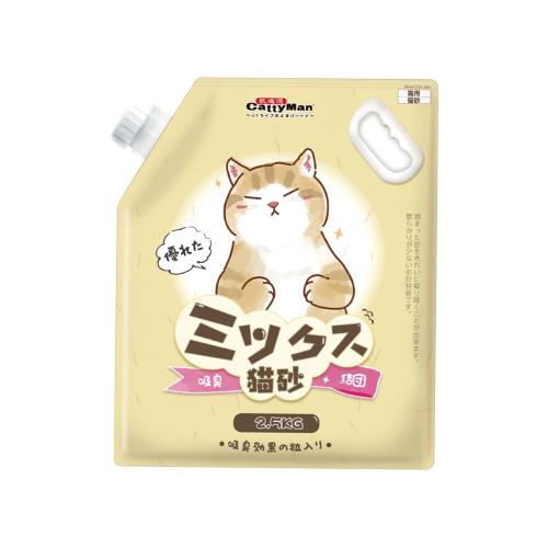 CattyMan 新型三合一消臭豆腐貓砂2.5kg_(貓砂)