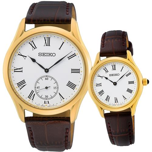 SEIKO精工 CS 城市情侶手錶 對錶(SRK050P1+SWR072P1)