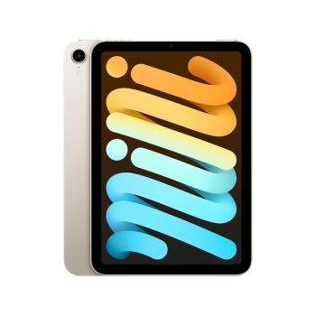 Apple iPad mini 6 2021 64GB 行動網路版-含鋼化玻璃貼+三折可立式皮套