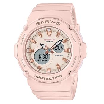 【CASIO 卡西歐】CASIO BABY-G 雙顯女錶 樹脂錶帶 防水100米 粉紅 BGA-275(BGA-275-4A)