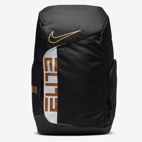 Nike Elite Pro 後背包 健身 訓練 筆電夾層 前胸束扣 氣囊背帶 黑金【運動世界】BA6164-013