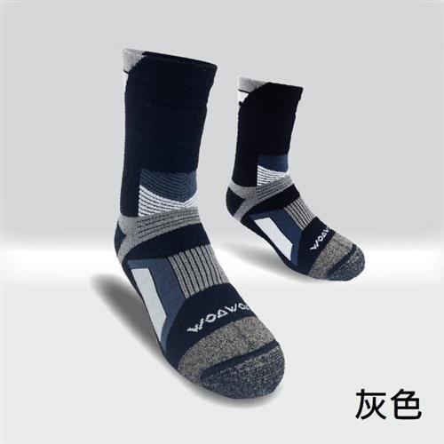 【WOAWOA】銀纖維極致速乾羊毛登山襪 (100%運動羊毛添加皇家銀纖維)                  