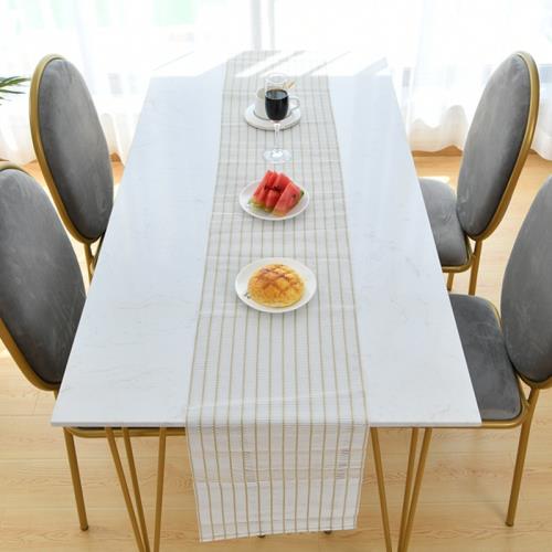 環球嚴選-鏤空鉸鍊PVC桌旂 北歐酒店餐廳裝飾墊床旂 傢居搭配餐桌桌巾