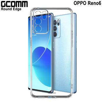 GCOMM OPPO Reno6 清透圓角防滑邊保護套 Round Edge