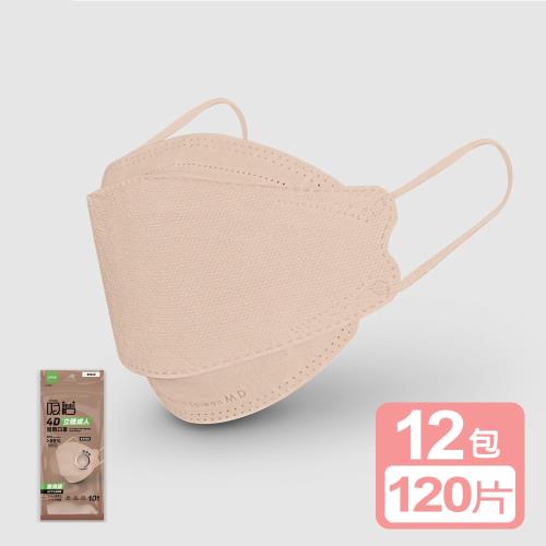 真心良品xUdlife 吸護4D立體成人醫 用拋棄式口罩-120片