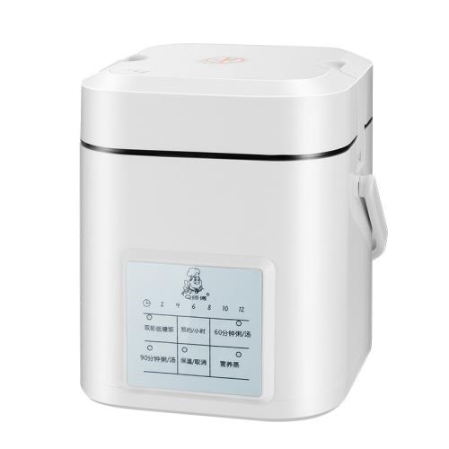 環球嚴選-Q師傅YF223智能減糖電飯煲小型電飯鍋傢用控糖養生米湯分離器1.2L - 規格: 白色
