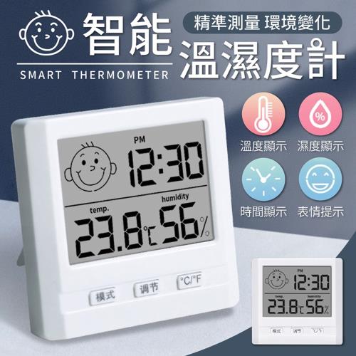 【御皇居】智能溫濕度計( 室內家用溫度計 一機多用)