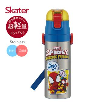 Skater 兒童不鏽鋼直喝式水壺(470ml) 蜘蛛人Spidey