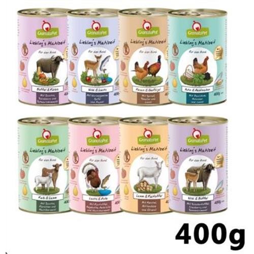 德國 GranataPet 葛蕾特-利布靈犬（犬用）無穀主食罐系列 400g 任選6罐