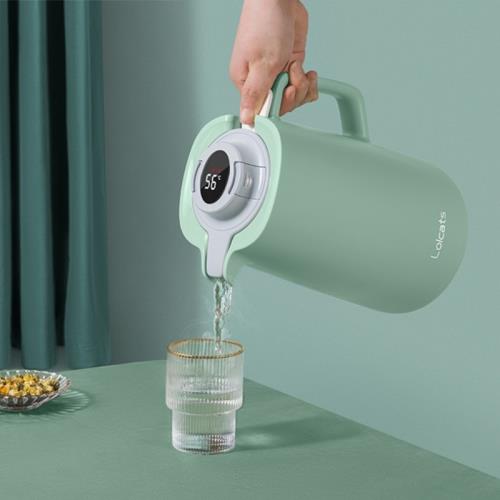 環球嚴選-智能測溫水杯保溫水壺傢用玻璃內膽保溫壺大容量保溫瓶暖水壺