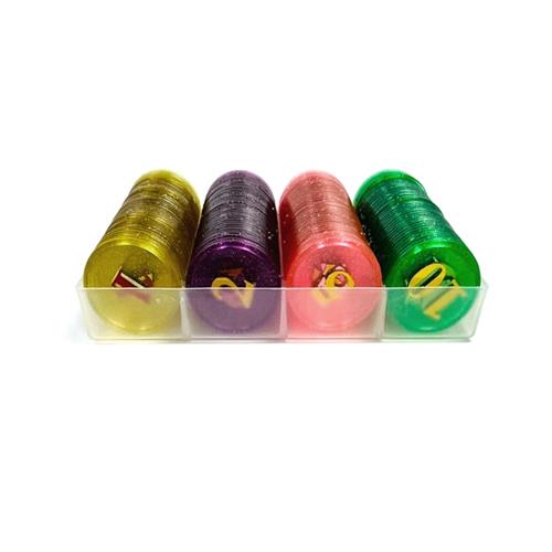 金粉雙面燙金萬用籌碼