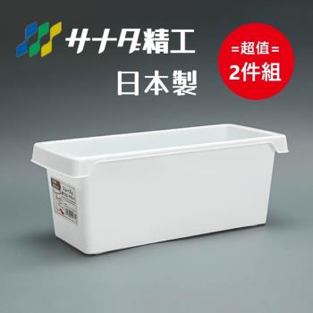 日本製 Sanada 長深型多用途收納盒 超值2件組