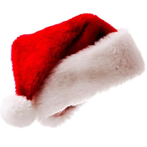 環球嚴選-婷芷  圣誕節日服飾裝扮長毛絨加厚高檔圣誕帽子短毛絨圣誕帽成人
