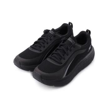 SKECHERS 慢跑系列 GO RUN MAX CUSHIONING DELTA 綁帶運動鞋 全黑 129121BBK 女鞋