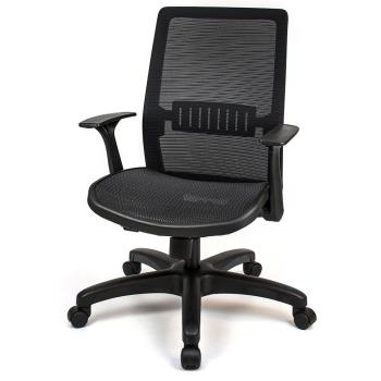 【Aaronation 愛倫國度】全網布低背頭枕護腰電腦椅辦公椅(AM-842)