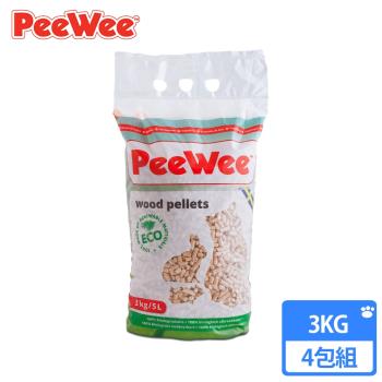 PeeWee必威 瑞典製 強效松木砂 環保貓砂3KG(4包組)