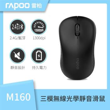 RAPOO 雷柏 M160 無線光學靜音滑鼠