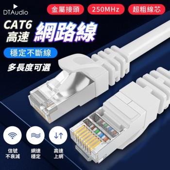 Cat.6網路線【1m】金屬接頭 RJ45 分享器 ADSL 路由器網路 乙太網路線 高速寬頻網路線 網路線