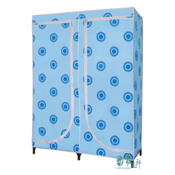 Sanho 三和牌-巧樣多EWP-1型點點天空藍DIY 收納衣櫥組(布架合裝)台灣製造現貨