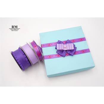 特惠套組 紫色戀人套組 緞帶套組 禮盒包裝 蝴蝶結 手工材料