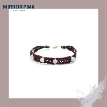 【MIRROR 皇宣緣】環珠翡翠蠟線手鍊