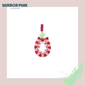 【MIRROR 皇宣緣】好運旺來翡翠蠟線墜飾