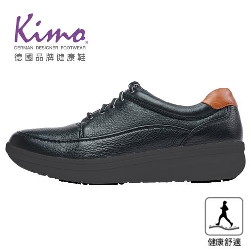 Kimo德國品牌健康鞋-專利足弓支撐-彈性萊卡舒適健康鞋 男鞋 (黑KAIWM027023)