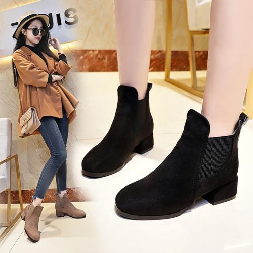 【Alice】獨賣自在步伐短靴(時尚 踝靴 高跟短靴)