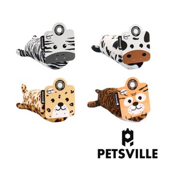Petsville派思維 動物系列狗狗耐咬發聲玩具(四款任選)