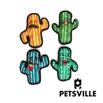 Petsville派思維 歡樂包邊仙人掌系列狗狗耐咬發聲玩具(四款任選)