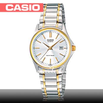 【CASIO 卡西歐】氣質簡約淑女錶款 丁字面不鏽鋼 石英女錶(LTP-1183G-7A)