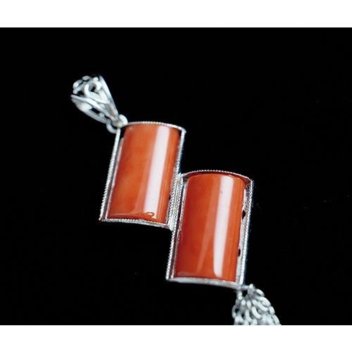 丹莉珠寶 天然紅珊瑚造型墜