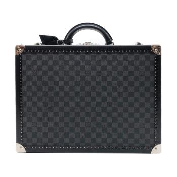 【Louis Vuitton】展示品 訂製款 硬面行李箱 COTTEVILLE 45(N21357-黑灰)